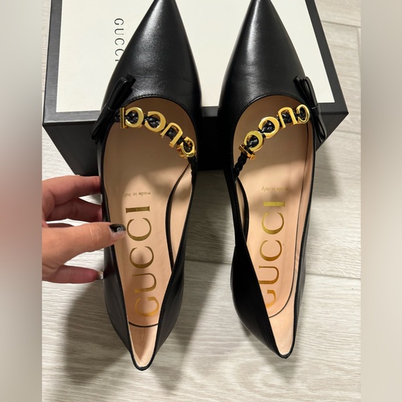Gucci leather flats - Picture 6 of 7